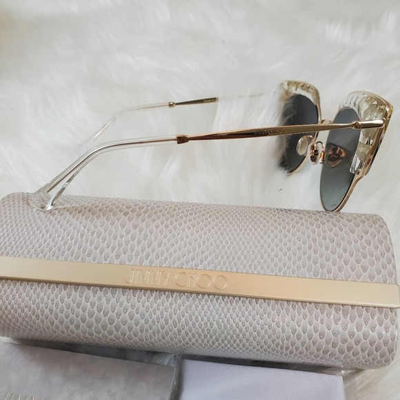 Jimmy Choo Audrey Cat Eye Crystal Embellished Sunglasses - Picture 5 of 10